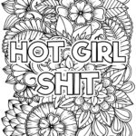 10 Adult Curse Words Coloring Pages Adult Coloring Pages Etsy Canada