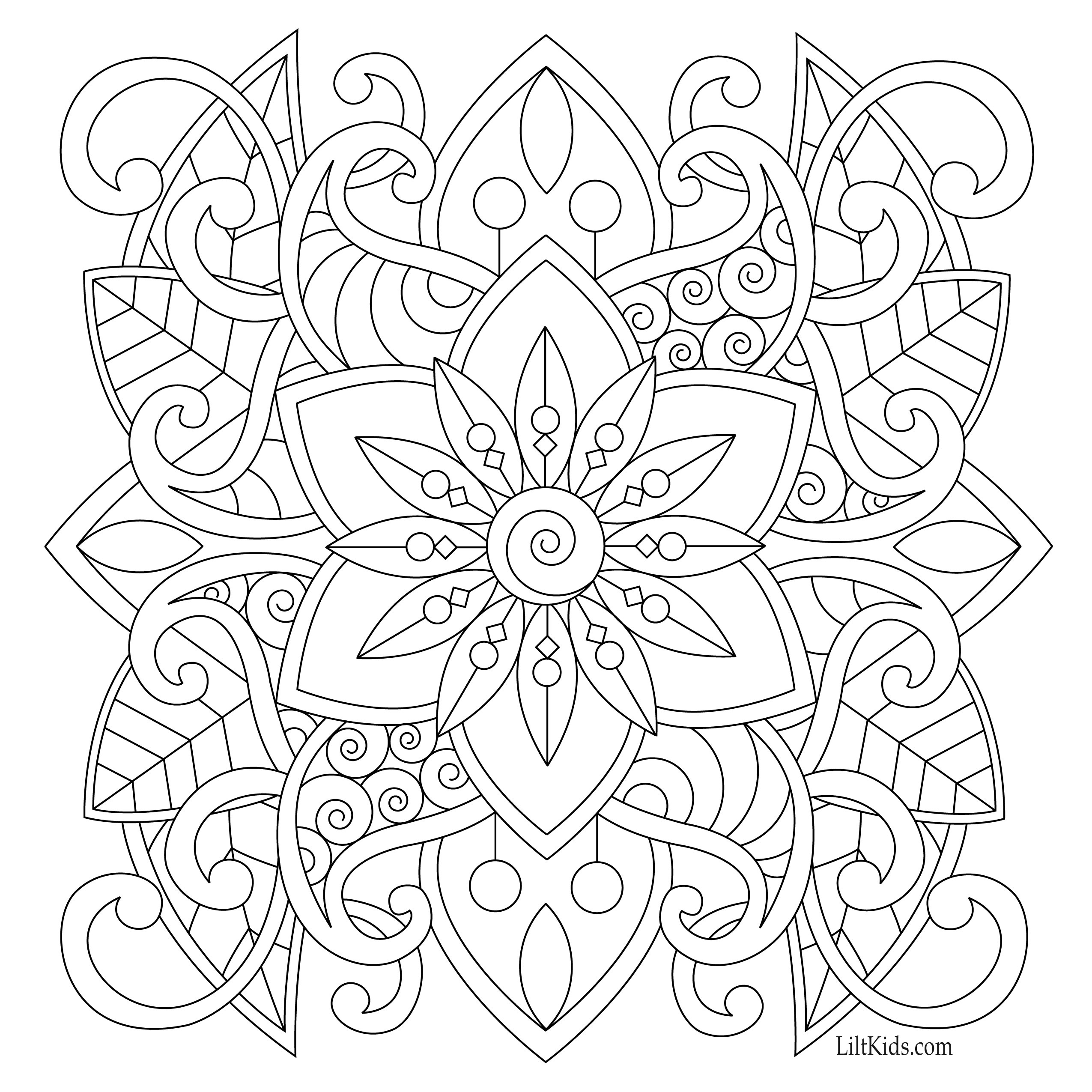 Adult Coloring Pages Simple At GetColorings Free Printable 