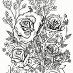 Cool Flower Coloring Pages For Adults Coloring Home