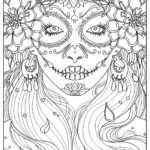 Day Of The Dead Fishes Coloring Pages For Adults Adult Coloring Pages