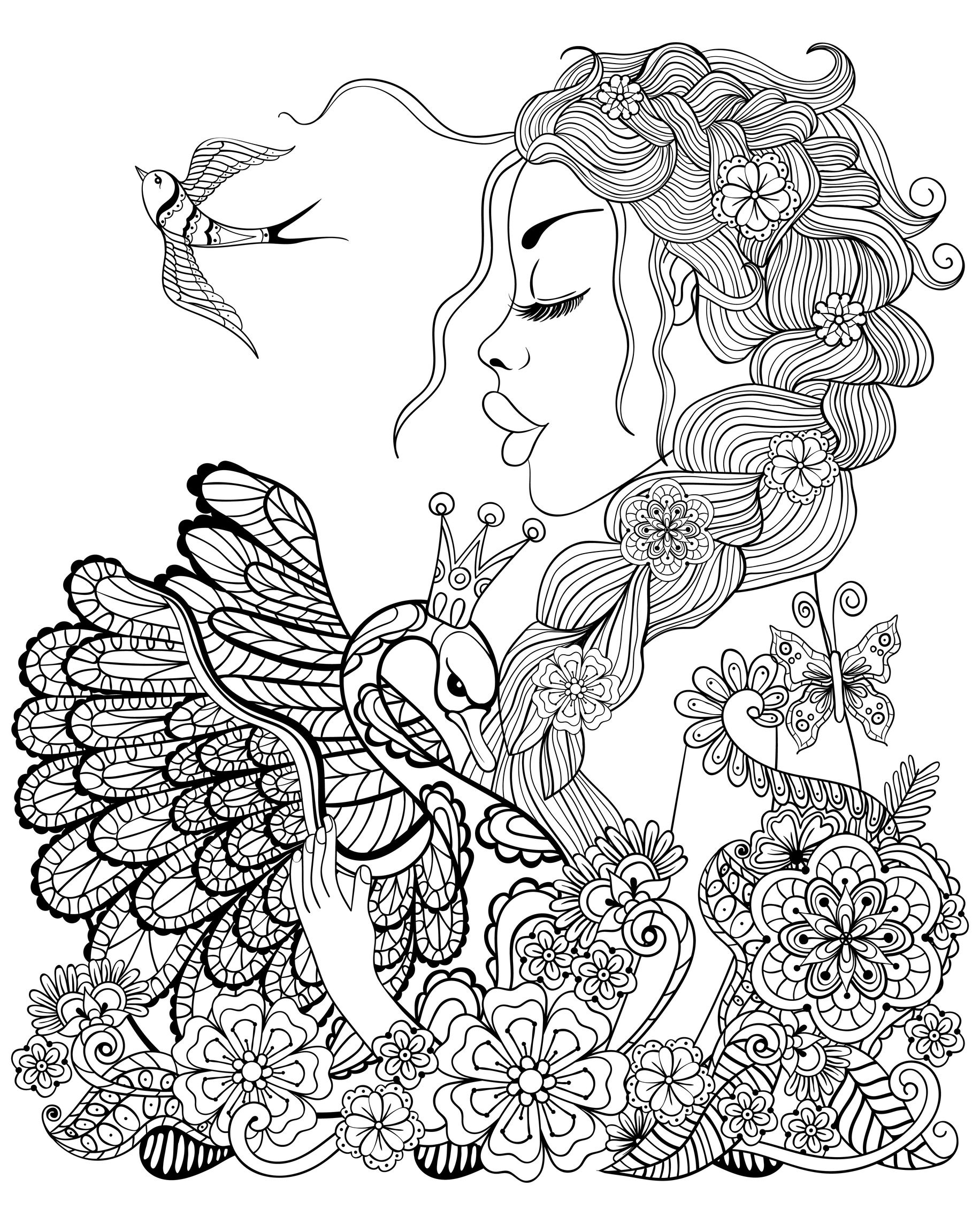 Fairy Coloring Pages For Adults Best Coloring Pages For Kids