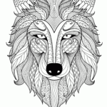 Free Coloring Pages For Adults Printable Easy To Color Animals