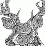 Get This Adult Coloring Pages Animals Deer