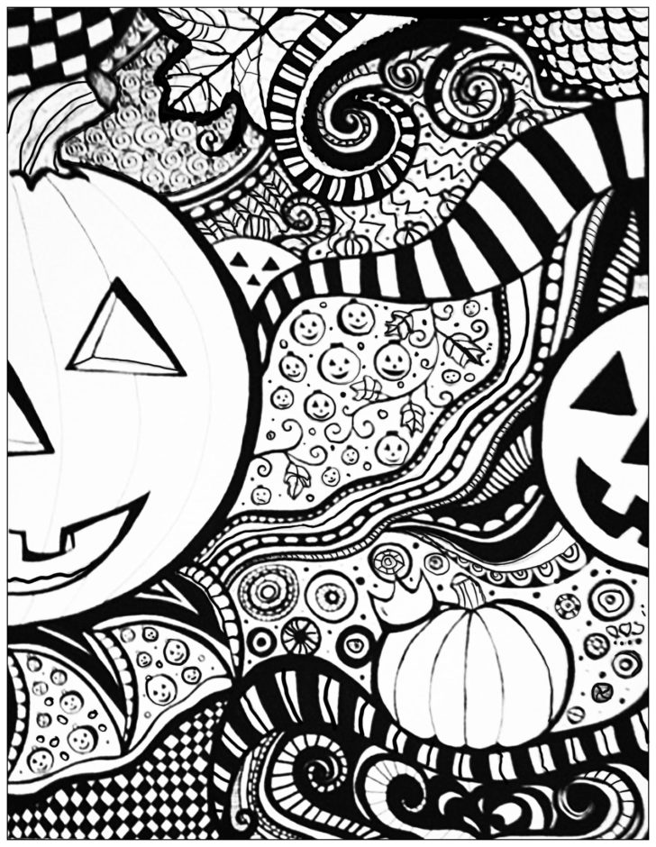 Adult Coloring Pages Halloween