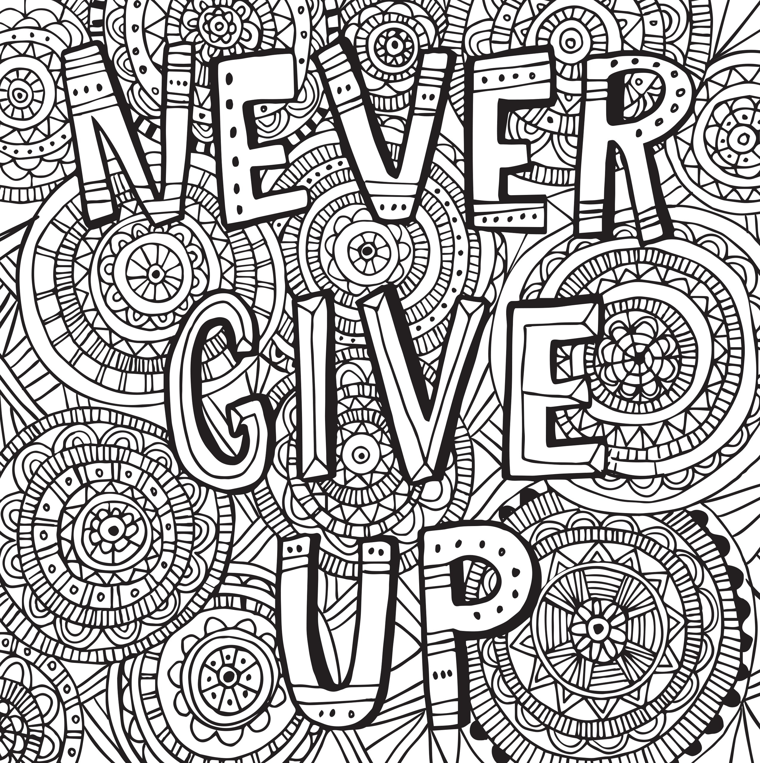 Inspirational Quotes Coloring Pages At GetColorings Free 
