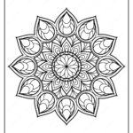 Printable PDF Coloring Book Pages For Adults 015 Free Printable