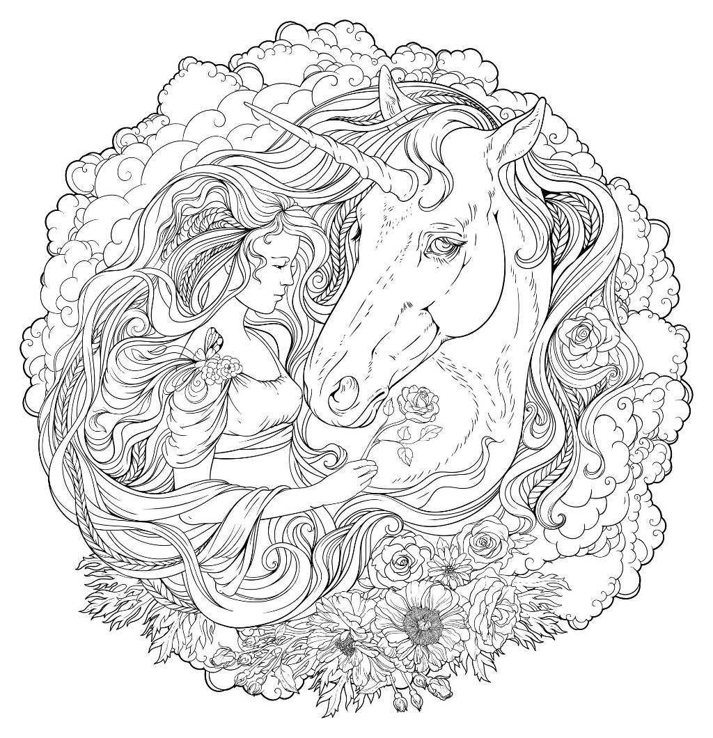 Unicorn Coloring Pages For Adults Best Coloring Pages For Kids