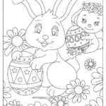 22 Free Easter Bunny Coloring Pages (Printable Pdf) Intended For Coloring Pages Easter Bunny Printable