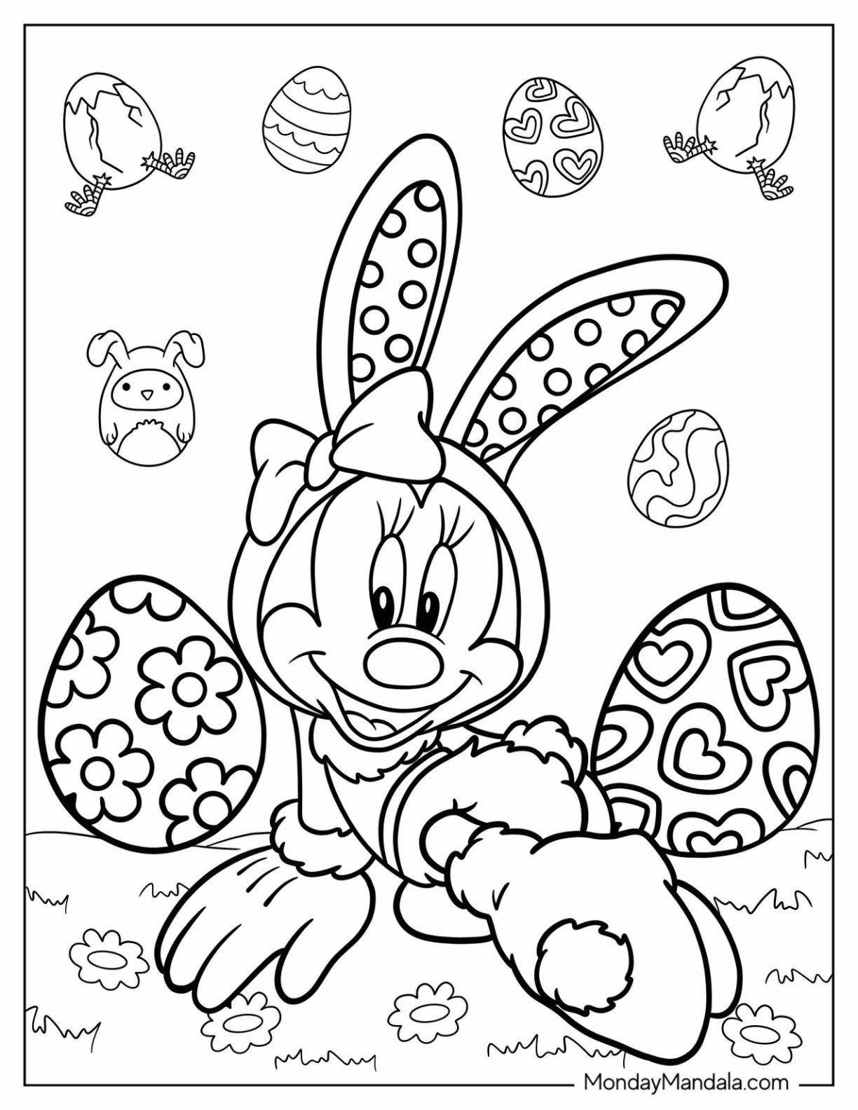 24 Disney Easter Coloring Pages (Free Pdf Printables) throughout Disney Easter Coloring Pages Printable