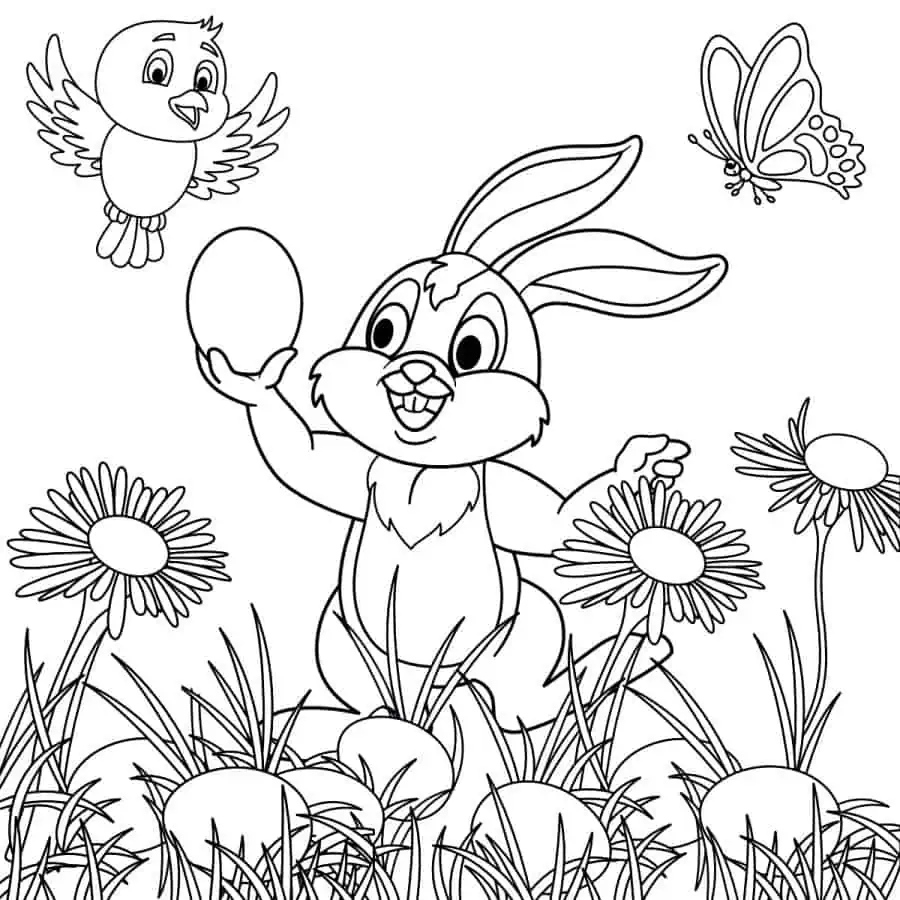 25 Free Easter Coloring Pages For Kids - Artsy Pretty Plants pertaining to Free Easter Coloring Pages For Kids Printable