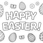 25 Free Printable Easter Coloring Pages For Kids And Adults Within Easter Printable Coloring Page