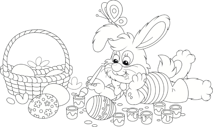 Free Easter Adult Coloring Pages Printable