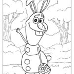 28 Olaf Coloring Pages (Free Pdf Printables) Intended For Free Printable Frozen Easter Coloring Pages