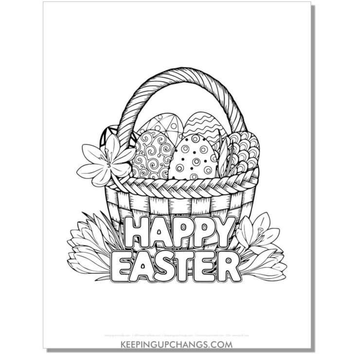 Coloring Pages Free Printable Easter