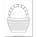 29+ Free Easter Basket Coloring Pages, Sheets [Popular Printables!] In Empty Easter Basket Coloring Pages Printable