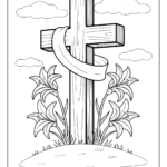 30+ Easter Coloring Pages (Free Printable Pdfs) In Printable Easter Cross Coloring Pages