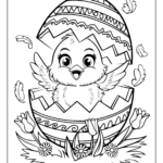 30+ Easter Coloring Pages (Free Printable Pdfs) Regarding Free Printable Easter Chick Coloring Pages
