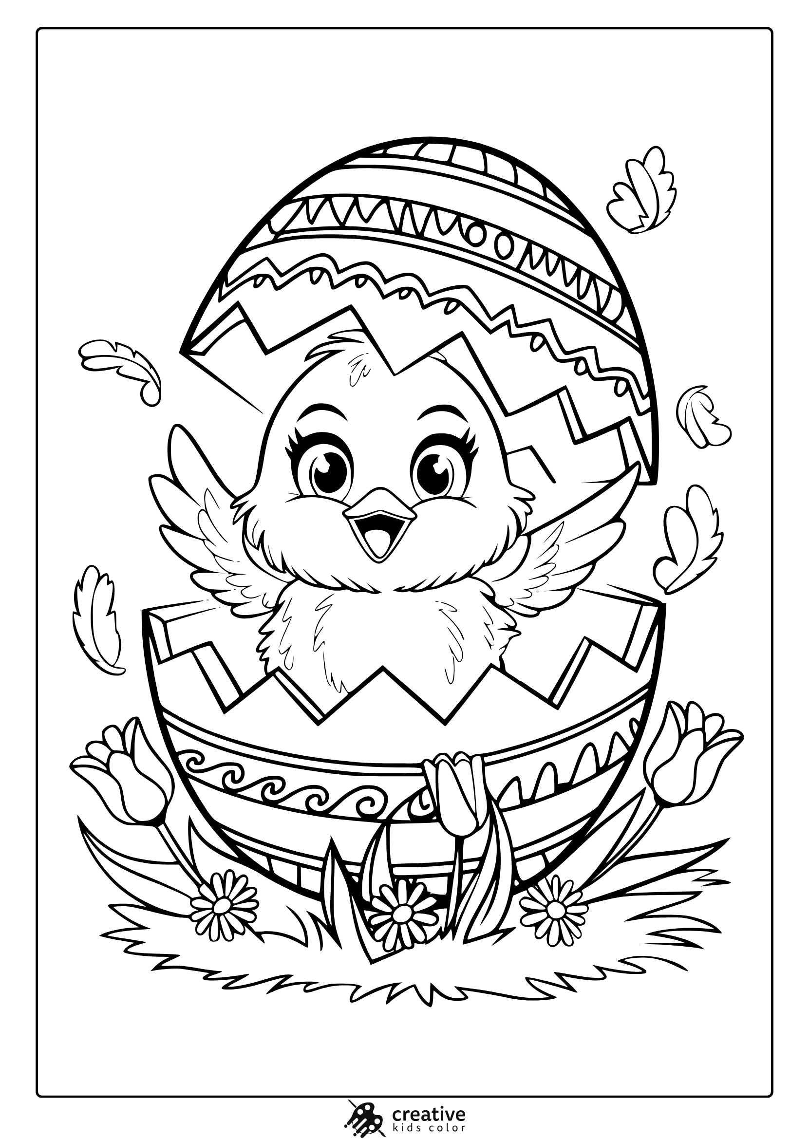 30+ Easter Coloring Pages (Free Printable Pdfs) regarding Free Printable Easter Chick Coloring Pages