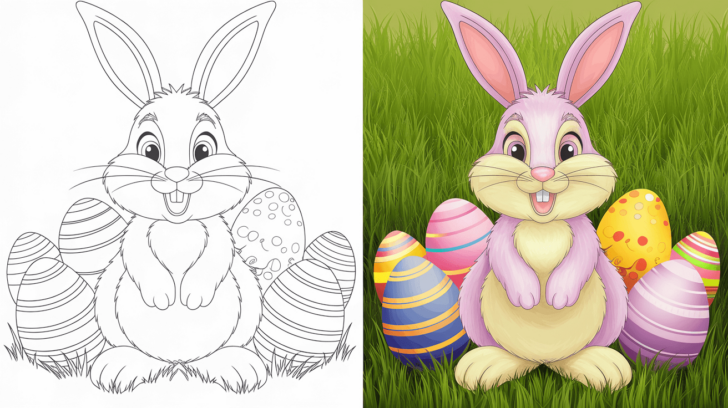 Free Printable Easter Coloring Page