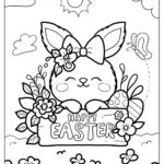 300 Easter Coloring Pages (Free Pdf Printables) For Free Printable Preschool Easter Coloring Pages