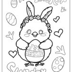 300 Easter Coloring Pages (Free Pdf Printables) Intended For Free Easter Coloring Pages For Ad Printable
