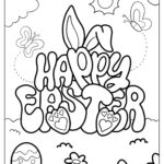 300 Easter Coloring Pages (Free Pdf Printables) Within Printable Free Easter Coloring Pages