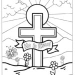 49 Jesus Coloring Pages (Free Pdf Printables) Intended For Preschool Religious Easter He Is Risen Coloring Pages Printable
