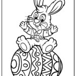 50 Easter Bunny Coloring Pages (100% Free Printables) Intended For Easter Bunny Free Printable Coloring Pages
