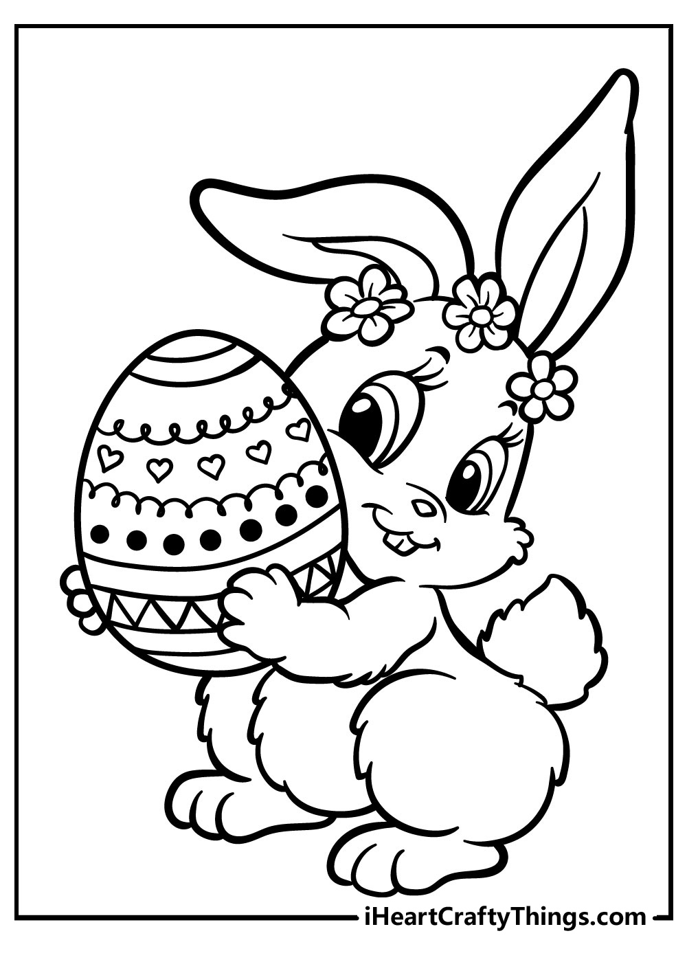 50 Easter Bunny Coloring Pages (100% Free Printables) pertaining to Free Printable Full Size Easter Bunny Coloring Pages