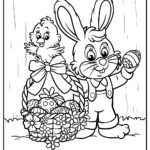 50 Easter Bunny Coloring Pages (100% Free Printables) Regarding Easter Bunny Color Page Printable