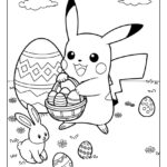 52 Pikachu Coloring Pages (Free Printables For All Ages) For Printable Pokemon Easter Coloring Pages