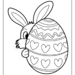 57 Easter Coloring Pages (Printables: Egg, Bunny, And More) For Easter Eggs Printable Coloring Page