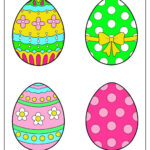 58 Easter Egg Templates (Free Pdf Printables) With Full Page Printable Colored Easter Eggs