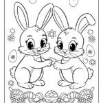 60 Bunny Coloring Pages (Free Printables For All Ages) In Printable Coloring Pages Easter Bunny