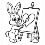 60 Bunny Coloring Pages (Free Printables For All Ages) Within Printable Coloring Pages Easter Bunny