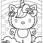 68 Hello Kitty Coloring Pages (Free Pdf Printables) In Printable Hello Kitty Easter Coloring Pages