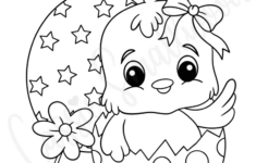76 Cutest Easter Coloring Pages (Free Printable) – Cassie Smallwood in Free Printable Easter Chick Coloring Pages