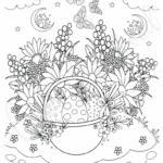 76 Cutest Easter Coloring Pages (Free Printable)   Cassie Smallwood Throughout Easter Coloring Pages Printable For Adults