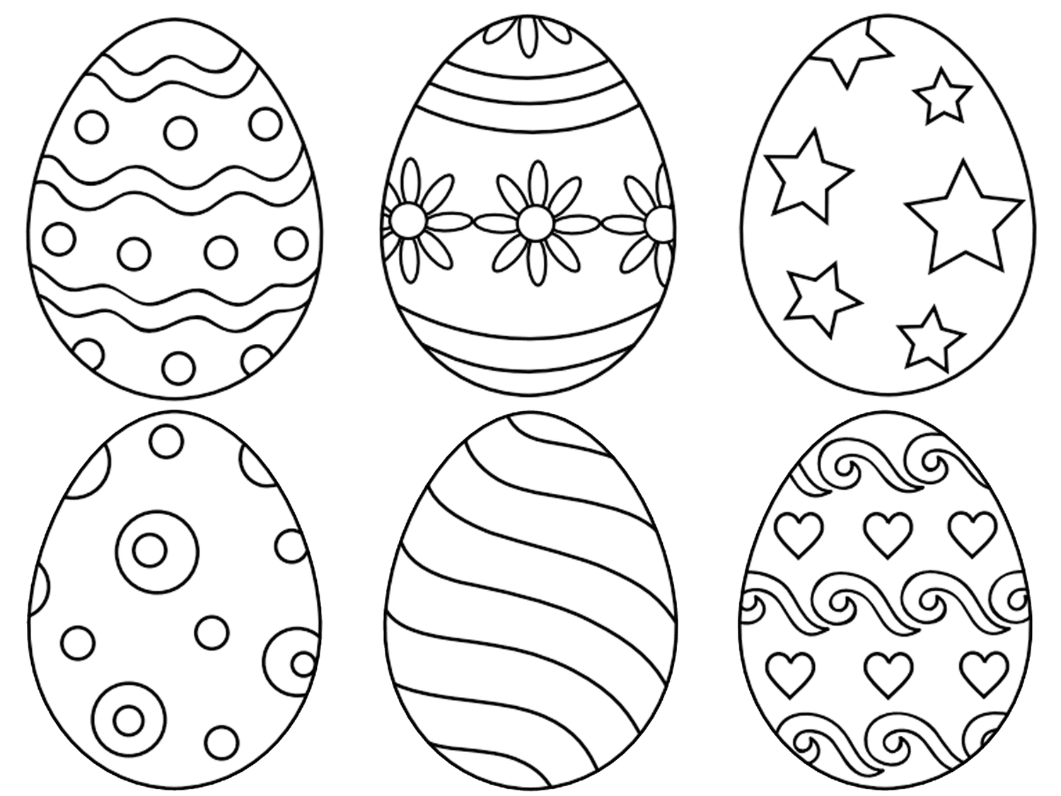 9 Places For Free, Printable Easter Egg Coloring Pages with regard to Free Printable Full Size Free Printable Easter Eggs Coloring Pages