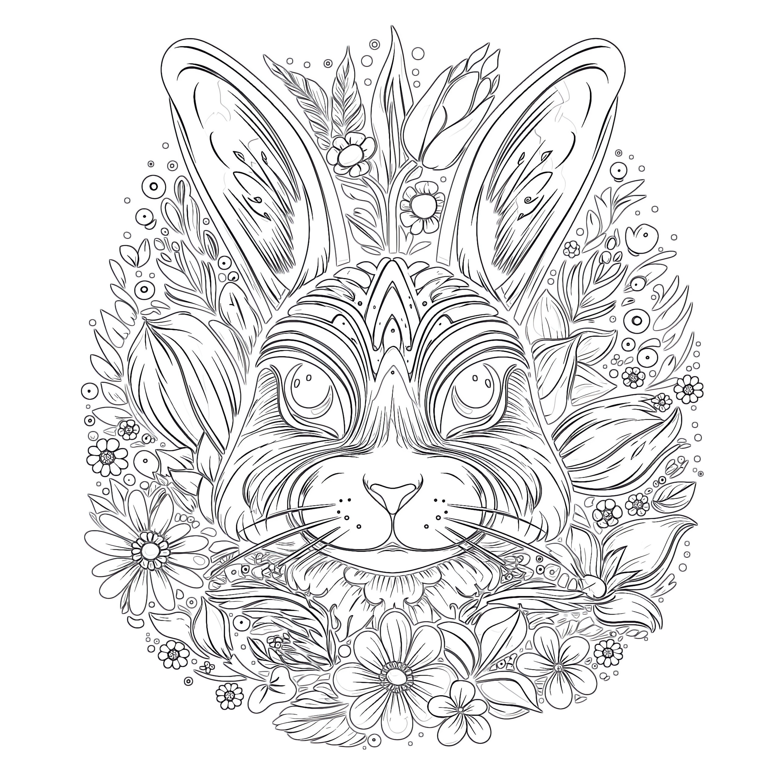 Adult Coloring Easter | Coloring Pages Mimi Panda throughout Printable Adult Coloring Pages Easter