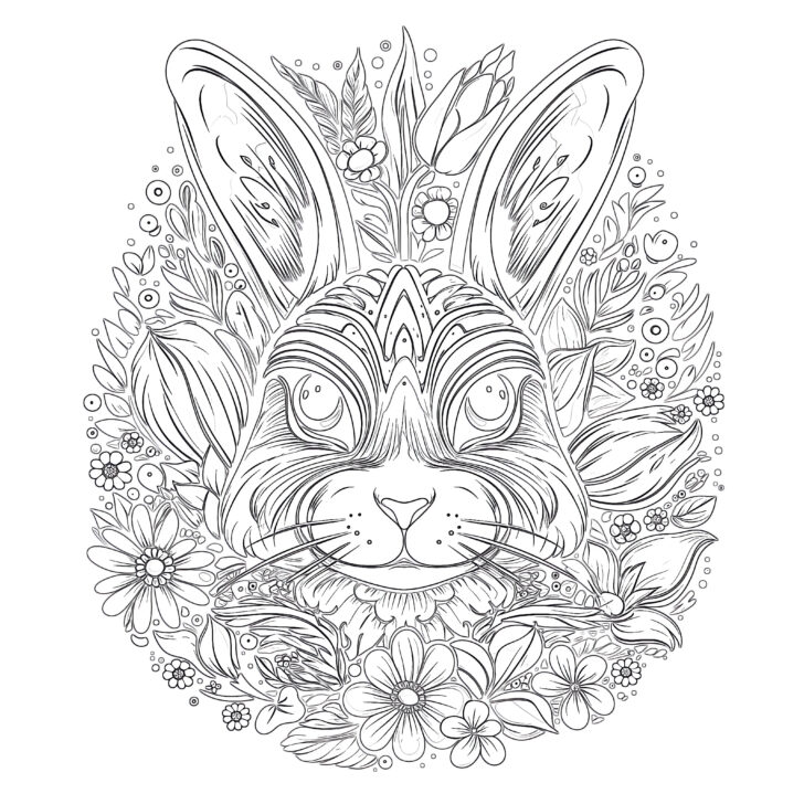 Easter Coloring Pages For Adults Free Printable