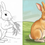 Bunny Coloring Pages (30+ Free Printable Pdf) Throughout Bunny Coloring Pages Free Printable Not Easter