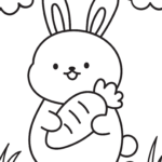 Bunny Coloring Pages To Print   Crafty Morning For Bunny Coloring Pages Free Printable Not Easter