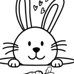 Bunny Coloring Pages To Print   Crafty Morning Throughout Bunny Coloring Pages Free Printable Not Easter