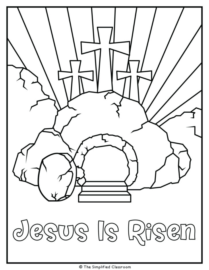 Printable Easter Coloring Pages Christian