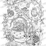 Coloring Page   Printable Coloring Page   April Coloring   Easter With Easter Printable Coloring Pages For Adults