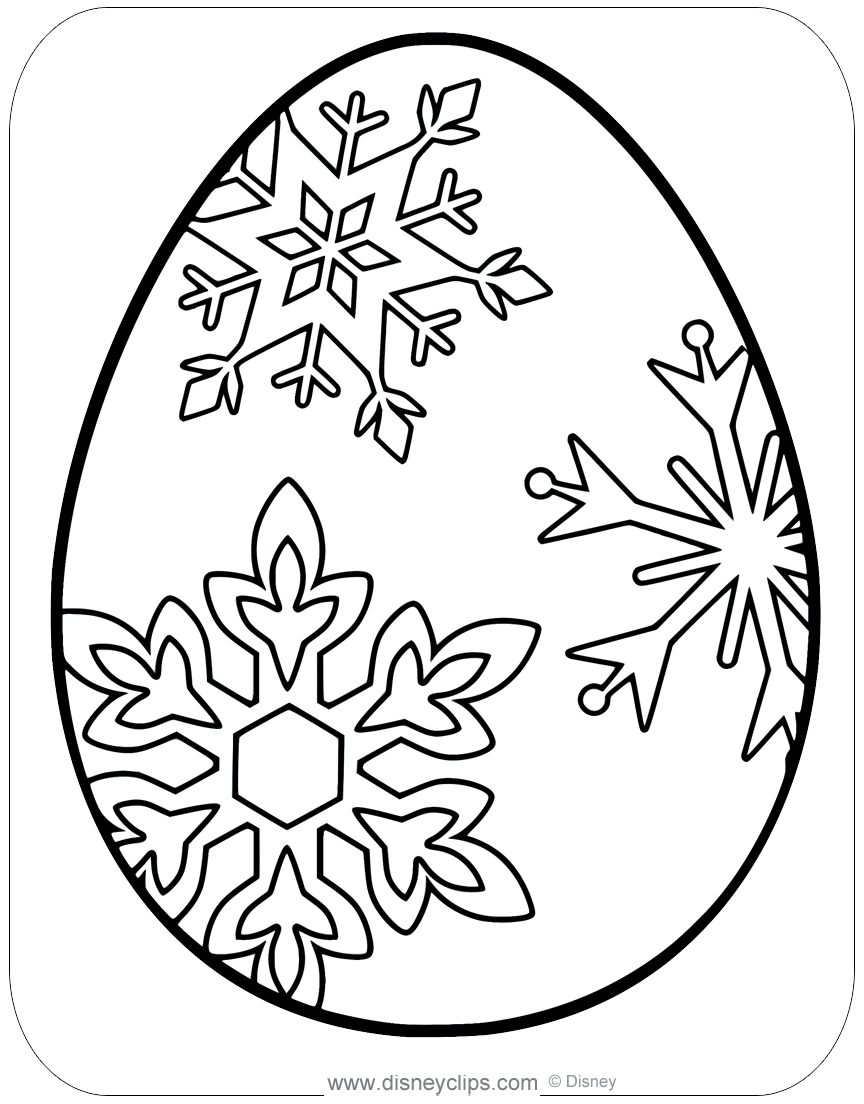 Disney Easter Egg Coloring Pages | Disneyclips inside Free Printable Frozen Easter Coloring Pages
