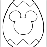 Disney Easter Egg Coloring Pages | Disneyclips With Free Printable Mickey Mouse Easter Eggs Coloring Pages
