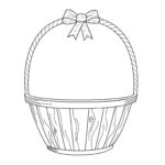 Easter Basket   Tim'S Printables Throughout Empty Easter Basket Coloring Pages Printable