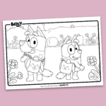 Easter   Bluey Official Website For Bluey Easter Coloring Pages Printable